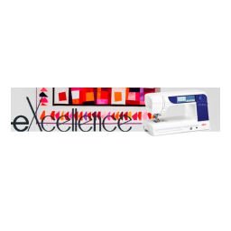 ELNA 740 EXCELLENCE Manuel utilisateur | Fixfr