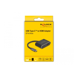 DeLOCK 62632 USB Type-C™ Adapter to HDMI (DP Alt Mode) 8K Fiche technique | Fixfr
