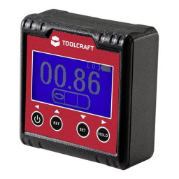 TOOLCRAFT TO-6547356 Digital goniometer Calibrated to Manuel du propriétaire | Fixfr