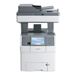 Lexmark X738DE Manuel utilisateur