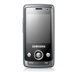 Samsung SGH-J800 Manuel utilisateur | Fixfr