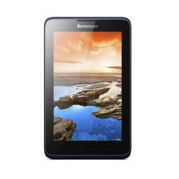 Lenovo Tab A7-30 Guide de démarrage rapide | Fixfr