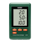 Extech Instruments SD750 3-Channel Pressure Datalogger Manuel utilisateur