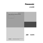Panasonic TH85VX200W Operating instrustions