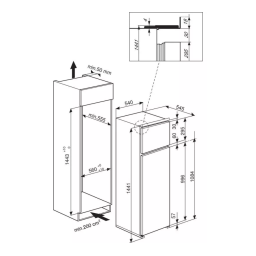 Whirlpool ART 3801 Fridge/freezer combination Manuel utilisateur | Fixfr