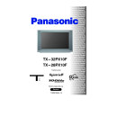 Panasonic TX28PS10F Operating instrustions