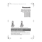Panasonic KXTGE510BL Operating instrustions