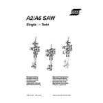 ESAB A2/A6 SAW Single&rarr;Twin: Guide + IA | PDF
