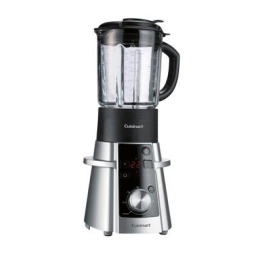 Cuisinart SB2E Manuel utilisateur | Fixfr