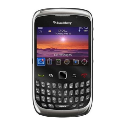 Blackberry CURVE 9300 Manuel utilisateur | Fixfr