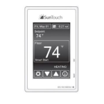 SunTouch 500850-SB SunStat Command Floor Heating Thermostat sp&eacute;cification