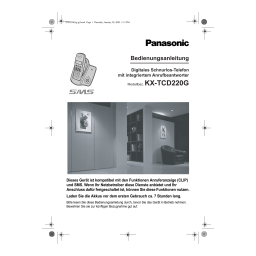 Panasonic KX-TCD220SLE Manuel Utilisateur + Chat IA | Fixfr