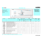 LADEN EV 10040 Washing machine Manuel utilisateur