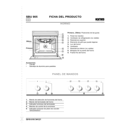 IKEA SBU 905 S Oven Manuel utilisateur | Fixfr
