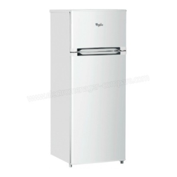 Whirlpool WTE2215 X Fridge/freezer combination Manuel utilisateur | Fixfr