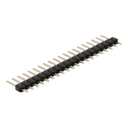 DeLOCK 66693 Pin header 20 pin, pitch 2.54 mm, 1-row, straight, 5 pieces Fiche technique | Fixfr