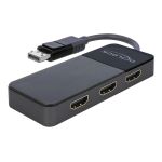 DeLOCK 87770 DisplayPort 1.4 Splitter 1 x DisplayPort to 3 x HDMI MST Fiche technique