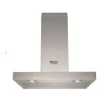 Hotpoint HHBS6.7FLLX Hotte d&eacute;corative murale Product fiche