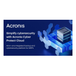 ACRONIS Cyber Protection Service 21.01 Mode d'emploi