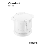 Philips HD6110/10 Friteuse Manuel utilisateur