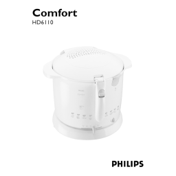 Philips HD6110/10 Friteuse Manuel utilisateur | Fixfr