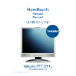 YAKUMO TFT 15 AL Manuel utilisateur