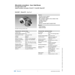 Baumer EAL580-T - EtherCAT Absolute encoder Fiche technique