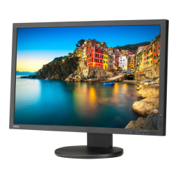 NEC MultiSync P243W Manuel utilisateur | Fixfr