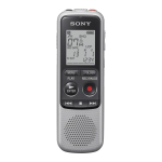 Sony ICD-BX140 Manuel du propri&eacute;taire