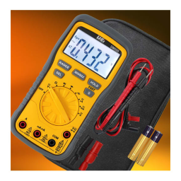 UEi DM505 1000V Multimeter Electrical Manuel du propriétaire | Fixfr