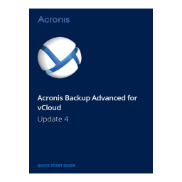 Backup Advanced pour vCloud