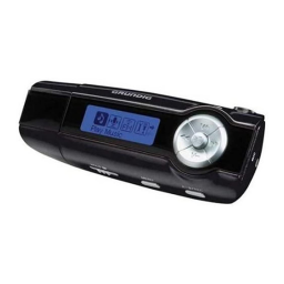 Grundig MPaxx MP715 Manuel utilisateur | Fixfr