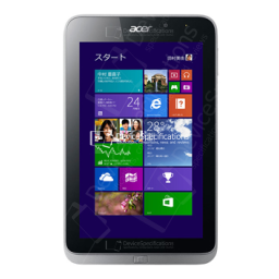 Acer Iconia W4-820P Manuel utilisateur | Fixfr