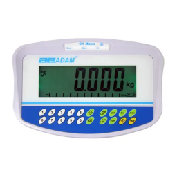 Adam Equipment GK GK M GK Indicator Manuel utilisateur | Fixfr