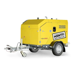 Wacker Neuson HSH380S Hydronic Surface Heater Manuel utilisateur | Fixfr