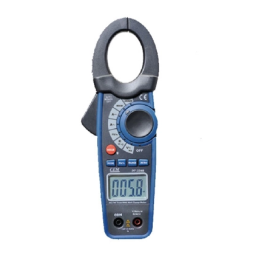 Extech Instruments EX730 800A AC/DC Clamp Meter Manuel utilisateur | Fixfr