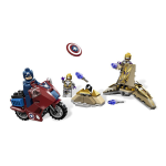 Lego 6865 Captain America's Avenging Cycle Manuel utilisateur