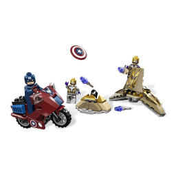 Lego 6865 Captain America's Avenging Cycle Manuel utilisateur | Fixfr