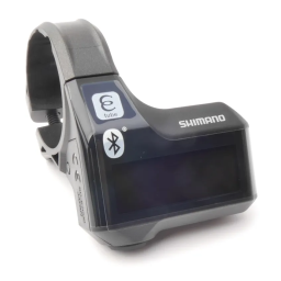 Shimano SC-E7000 Ordinateur de bicyclette Manuel utilisateur | Fixfr