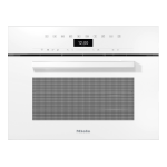 Miele DGC 7440 HCX Pro Four vapeur combin&eacute; compact sans poign&eacute;e Cuisson &agrave; la vapeur Manuel utilisateur