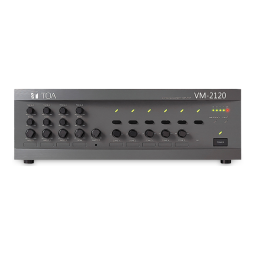 TOA VM-2120, VM-2240 Manuel d'instructions | AI Chat | Fixfr