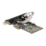 DeLOCK 89178 PCI Express Card to 4 x Serial RS-232 Fiche technique