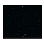 Electrolux CIT60330BK Table induction Manuel utilisateur