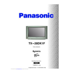 Panasonic TX28DK1F Operating instrustions