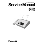 Panasonic UFV40 Operating instrustions