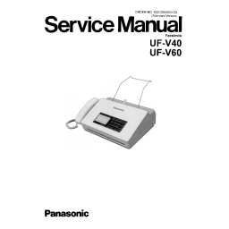 Panasonic UFV40 Operating instrustions | Fixfr