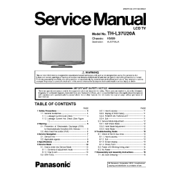 Panasonic TX25PN1D Operating instrustions | Fixfr