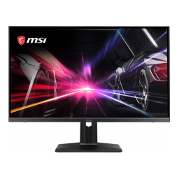 MSI Optix MAG271R monitor Manuel utilisateur | Fixfr