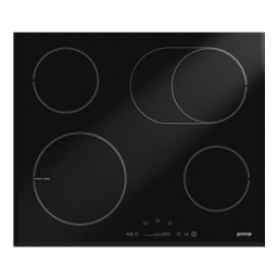 Gorenje SVK68SS Table de cuisson vitrocéramique ECS693USC Une information important | Fixfr