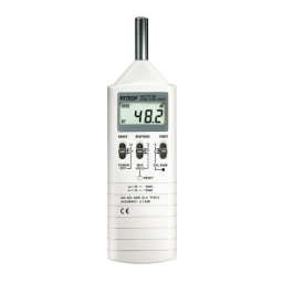 Extech Instruments 407736 Dual Range Sound Level Meter Manuel utilisateur | Fixfr